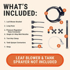 Pesticide Sprayer - Insecticide and Mosquito Mister System - Pest Control System for Fleas, Ticks, and Mosquitos - Mist-PRO Universal Adapter Kit