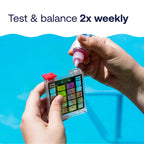 HTH 1275 Swimming Pool Care 6-Way Test Kit, Swimming Pool Water Chemical Tester, 100 Tests