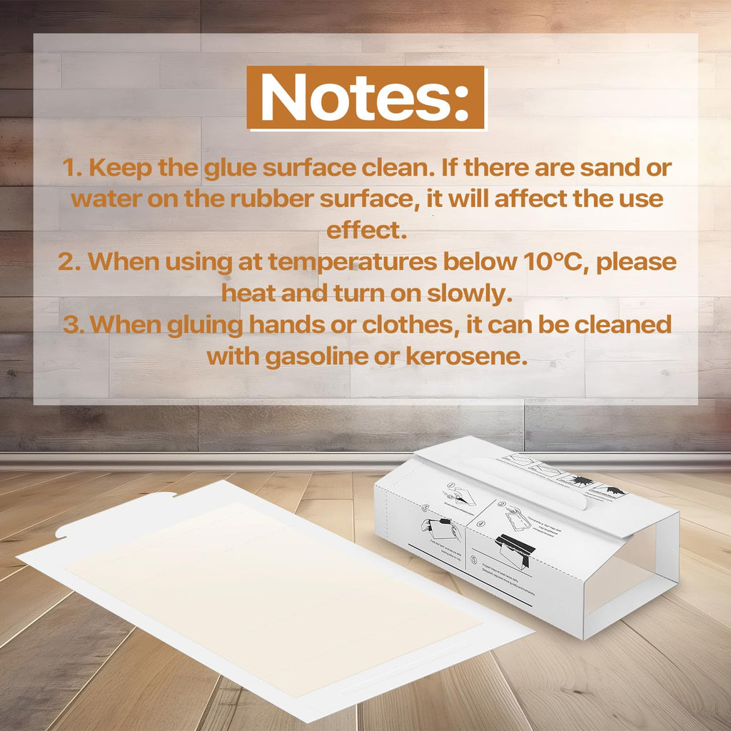 Kittmip 24 Pcs Mouse Traps Indoor for Home, Glue Traps Sticky Adhesive Easy to Use Safe Glue Boards Trap for Mouse Insects Bugs Rats Rodents, 8.7 x 5.3 Inch