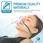 Mars Wellness Oxygen Tubing - Premium Clear Crush Resistant Oxygen Tubes - 7 Foot - 10 Tubes