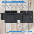 Steinwhale 7.5" Flip Gate Latch Lock with Padlock Holes, 4mm Heavy Duty Aluminum Alloy Door Latch for Outdoor Wooden Fence, Swing and Sliding Open Gate, Double Gate, Barn Door, Shed, Vinyl Fence, Yard