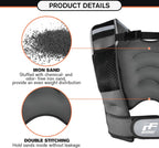 RitFit Weighted Vest 8 Lbs for Men & Women with Adjustable Straps and Reflective Strips, Body Weight Vest for Strength Training and Muscle Building, Neoprene Fabric (White Logo)