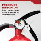 Kidde Fire Extinguisher for Home, Garage & Workshop Use, 3-A:40-B:C, 8.85 Lbs., Hose & Wall Mount (Included)