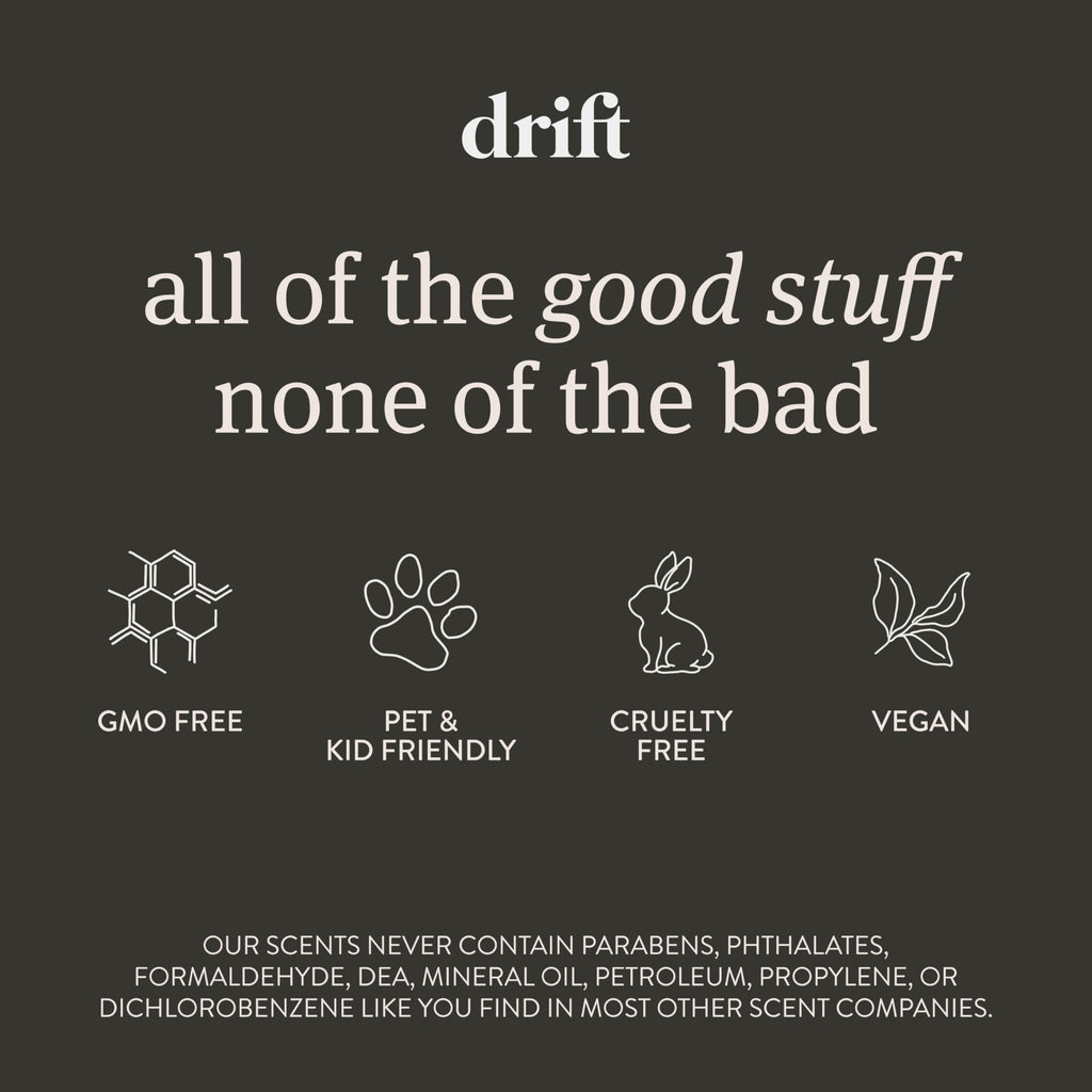 Drift Car Air Freshener - Wood Air Freshener - Car Odor Eliminator - Amber Scent Starter Kit