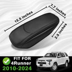 Muslogy Center Console Armrest Cover Fit for Toyota 4Runner 2010-2024 Accessories, Comfort Armrest Pad Console Lid Cushion Vegan Leather Regular Thick