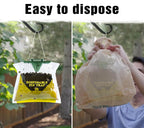 8 Pack Fly Traps Outdoor Hanging, Natural Pre-Baited Fly Bags Outdoor Disposable, Fly Hunter Stable Horse Ranch Fly Trap, Fly Catchers Killer Repellent