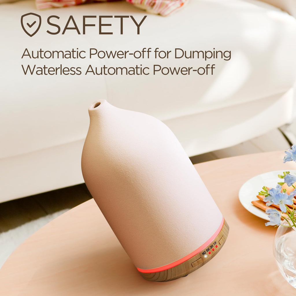 BOXING Ceramic Diffuser,Stone Essential Oil Diffuser, Ultrasonic Aromatherapy Diffusers,Essential Oils for defusers for Home/Bedroom (250ML).