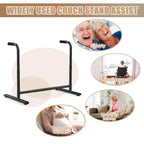 Couch Chair Sofa Stand Assist for Seniors, Height & Width Adjustable Couch Lift Assist for Elderly Mobility Sit to Stand(300LBs Loading, Polish Black)
