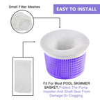 Coopache 60-Pack of Pool Skimmer Socks - Filters Baskets, Skimmers Cleans Debris and Leaves for In-Ground and Above Ground Pools