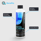 AquaDoc Spa Clarifier & Spa Defoamer Hot Tub Chemical Kit - Includes 16oz Water Clarifier & 16oz Anti-Foam for Hot Tubs