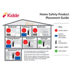 Kidde Smoke & Carbon Monoxide Detector, 10-Year Battery, Voice Alerts , 1 Count ( Pack of 1)
