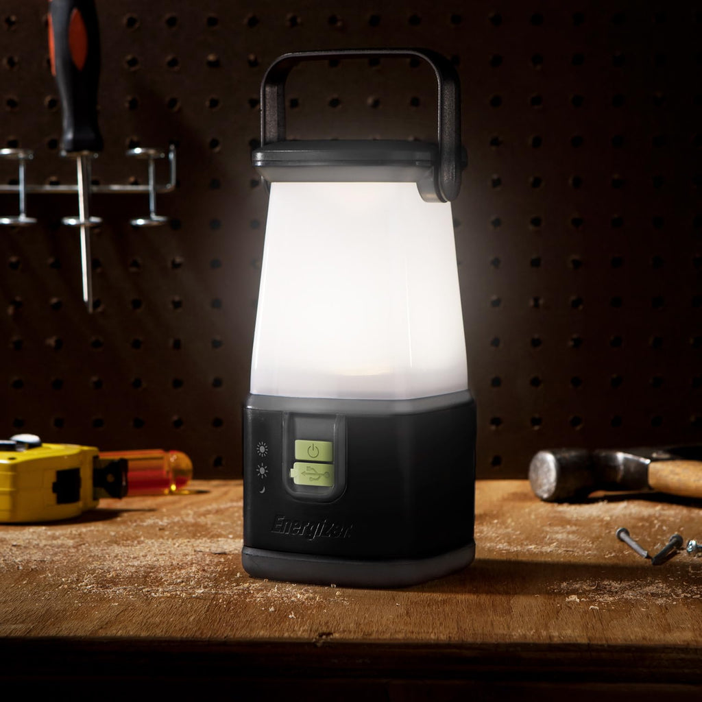 ENERGIZER LED Camping Lantern 360 PRO, IPX4 Water Resistant Tent Light, Ultra Bright Battery Powered Lanterns for Camping, Outdoors, Emergency Power Outage