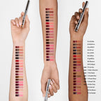 Lip Liner STAY-N Peel Off Lip Stain — Long Lasting Waterproof Lip Tint with Hyaluronic Acid & Vitamin E — Transfer Proof Matte Finish, Vegan & Cruelty-Free (First Bloom)