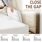 Homemate Full Size（54"x10"x6"） Bed Wedge Pillow Stopper - Bed Gap Filler(0-8") - Headboard Pillow - Triangle Bloster Pillow Wedge