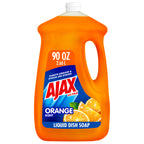 Ajax Ultra Dishwashing Liquid Dish Soap Refill, Orange Scent, Triple Action, 90 fluid ounce