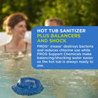 FROG @Ease Replacement SmartChlor Cartridge 3 Pack with Total Alkalinity Increaser & 1 Pack of Maintain for use with Hot Tub FROG @Ease Floating System