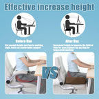 HOMBYS Extra Thick Seat Cushions for Office Chair & Elderly Wheelchair,Adult Booster for Car,Memory Foam Car Cushion for Height,Desk Chair Seat Cushion (Brown)