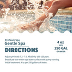 ProTeam Gentle Spa Hot Tub Water Softener & Conditioner — Softens Hard Water, Prevents Scum Lines & Skin Irritation, Borate pH Stabilizer — Fresh Scent, 1.5 lb + SplashWiz Care e-Book