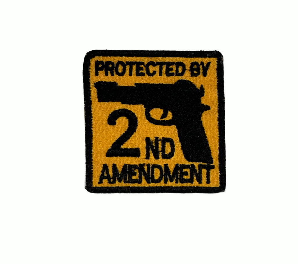2024 Trump Patriotic Iron Sew On Patch Set Tactical Biker Leather Jacket Vest Patches, 6 Pieces with American Flag, Military, 2nd Amendment - Make America Great Again - MAGA Inspired Gear for Patriots