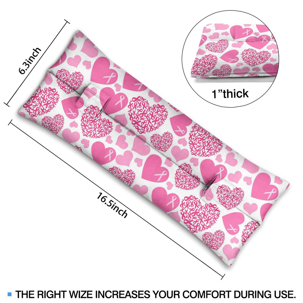 Mastectomy Pillow Hysterectomy Pillows C Section Recovery Must Haves Essentials Products Seat Belt Cushion Post Surgery Gifts for Women Breast Pillow Cushion with Insert Ice Pockets
