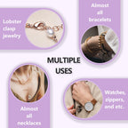 ChangWanna Bracelet Helper Tool Hook - Pretty Bracelet Helper to Put on Yourself, Easy Jewelry Wearing Tool Aid Assistance, Metal Bracelet Buddy Fastening Helper Fastener Necklace Clasp Helper Elderly