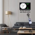 AINFTIME Digital Clock with Date and Day of Week for Elderly-12 Alarms Medication Reminder Dementia Alzheimers Clock Calendar with Extra Large Display (10.1 inch Black)