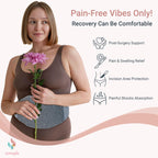 Zomaple Hysterectomy Band – Must Haves for Comfort Recovery After Abdominal, Tummy Tuck, C-Section, Lumpectomy Surgery - Belly Pillow with Pocket & Gel Pack - Post Surgery Gifts