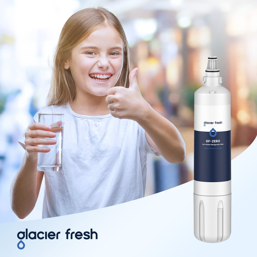 GLACIER FRESH 4204490 Water Filter Compatible with Sub-Zero 4204490, 4290510, 9030868 Refrigerator Water Filter, 3 Pack
