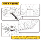 KKY 24 Pack Bird Spikes –13 inch Anti-Bird Nails Bird Repellent Metal Bird Deterant Spinners of Stainless Steel Bird Spikes for Pigeon and Other Small Birds 25.9 Ft…