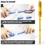 Bilinavy Spa in-Filter Mineral Sticks Parts for Hot Tub Filter Cartridge, Last for 4 Months, Yellow, 2PCS