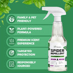 Waspika Peppermint Oil Insect and Spider Repellent Spray, Repels and Kills Ants and Bugs, Extra Strength Natural Plant Based Pest Control for Home, Kitchen and Garden, Safe for Family and Pets, 16 oz
