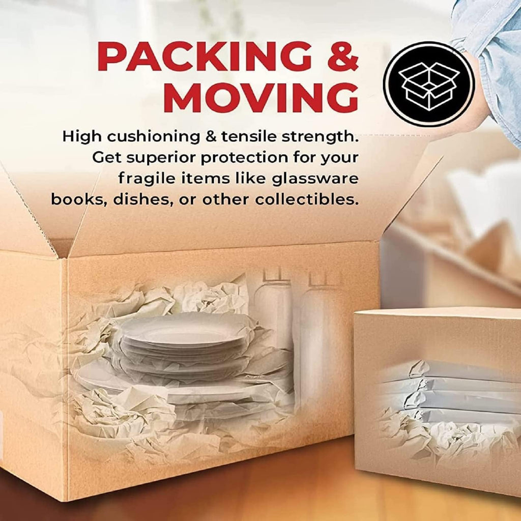 70 Sheets Newsprint Packing Paper Sheets for Moving, Shipping, Box Filler, Wrapping and Protecting Fragile Items 1.8 Lbs (26” x 15”)