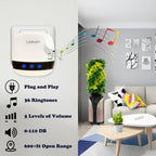 LIOTOIN Caregiver Pager Wireless Call Button Call Bell Call Light Alert Button for Home/Elderly/Patients/Disabled Nurse Alert System Emergency Button 3 Plugin Receivers 5 Waterproof Transmitters