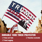 TRUMP 2024 Flag 3x5 outdoor made in usa Double Sided 3ply Make America Great Again Heavy Duty PresidentTrump Flags 2024 for Indoor Outdoor Decorations