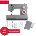 SINGER® Heavy Duty 4423 (Grey) High Speed Sewing Machine + Accessories | 23 Built-In Stitches Deliver 97 Stitch Applications | 50% More Power, 1100 Stitches/Min | Metal Frame, 1-Step Buttonhole