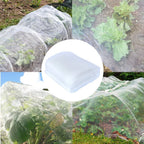 Agfabric Garden Netting 8'x30' Insect Pest Barrier Bird Netting for Garden Protection,Row Cover Mesh Netting for Vegetables Fruit Trees and Plants,White