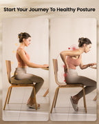 ProtoArc Seat Cushion for Tailbone Pain Relief, Office Chair Cushion, Coccyx Cushion, Ergonomic Memory Foam Seat Cushion for Home, Car, Pressure Relief Pad for Hip, Coccyx, All Day Comfort - Coffee