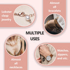 ChangWanna Bracelet Helper Tool 3Pcs - Pretty Bracelet Helper to Put on Yourself, Easy Jewelry Wearing Tool Aid Assistance, Metal Bracelet Buddy Fastening Helper Fastener Necklace Clasp Helper Elderly