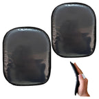 2PCS Laydown 360 Waves Training Pad,Helps Train Your Hair To Laydown to your desired wave Pattern,Wave brush for men(Black（2pcs）)