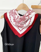 Satin Bandana Headscarf for Women Silky Hair Scarves for Fashion Lightweight-27