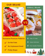 Katbite Christmas Tulip Cupcake Liners 200PCS, Muffin Baking Cupcake Liners Holders, Baking Cups, Cupcake Wrappe