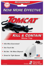 Tomcat Kill & Contain Mouse Trap, 2-Pack (4 Traps)