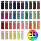 Eoehro 72pcs Sewing Thread Kit, 36 Colors, 400 Yards per Spool Polyester Thread, Prewound Bobbins, Sewing Machine Threads