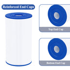 Cryspool® 06016 Filter Compatible with PWK30, C-6430, Watkins 31489, FC-3915, P/N0969601, 71825, 73178, 73250, 30 Sq. Ft Spa Filter Cartridge, 3 Pack