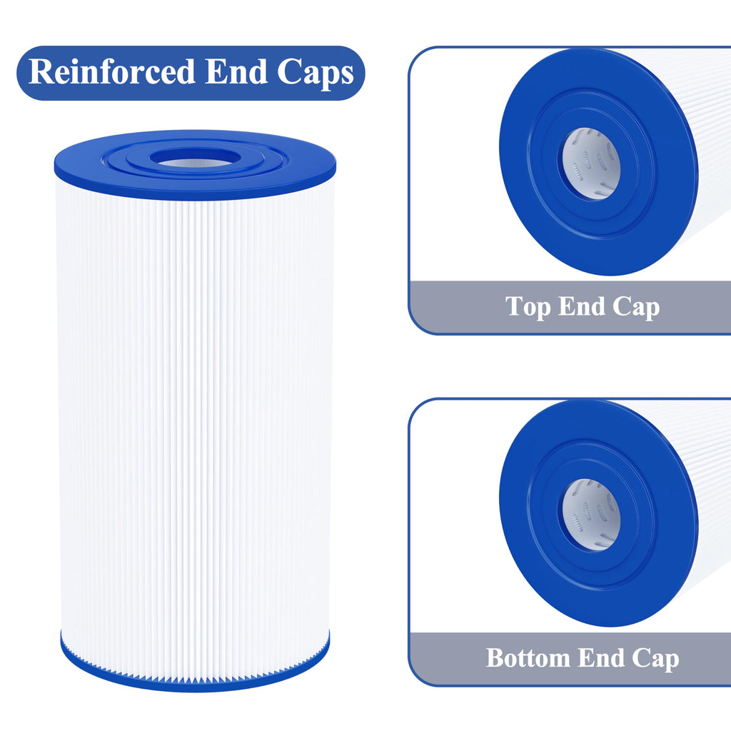 Cryspool® 06016 Filter Compatible with PWK30, C-6430, Watkins 31489, FC-3915, P/N0969601, 71825, 73178, 73250, 30 Sq. Ft Spa Filter Cartridge, 5 Pack