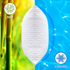 Cooling Bed Pillows for Sleeping 2 Pack Shredded Memory Foam Pillows Adjustable Cool Pillow for Side Back Stomach Sleepers Luxury Gel Pillows King Size Set of 2 with Washable Removable Cover