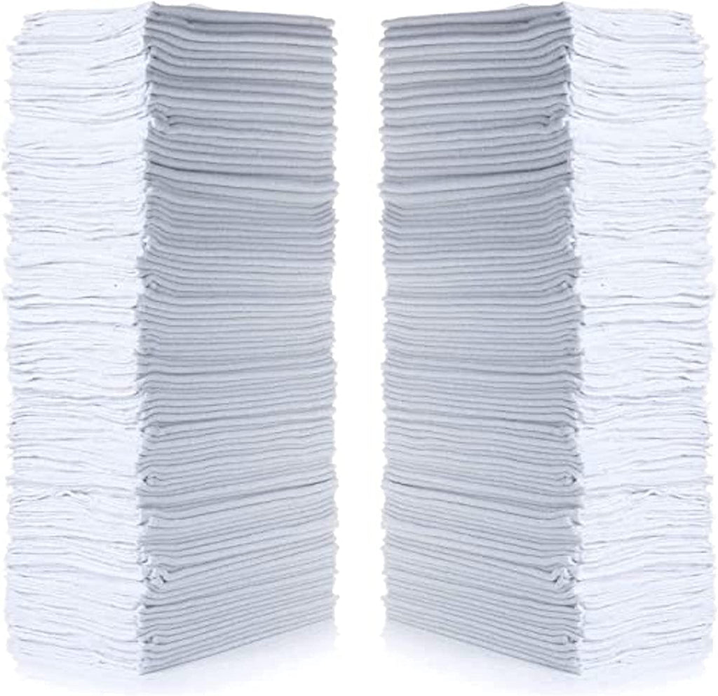 Simpli-Magic 79100 Shop Towels, 14"x12", Basic White, 50 Count