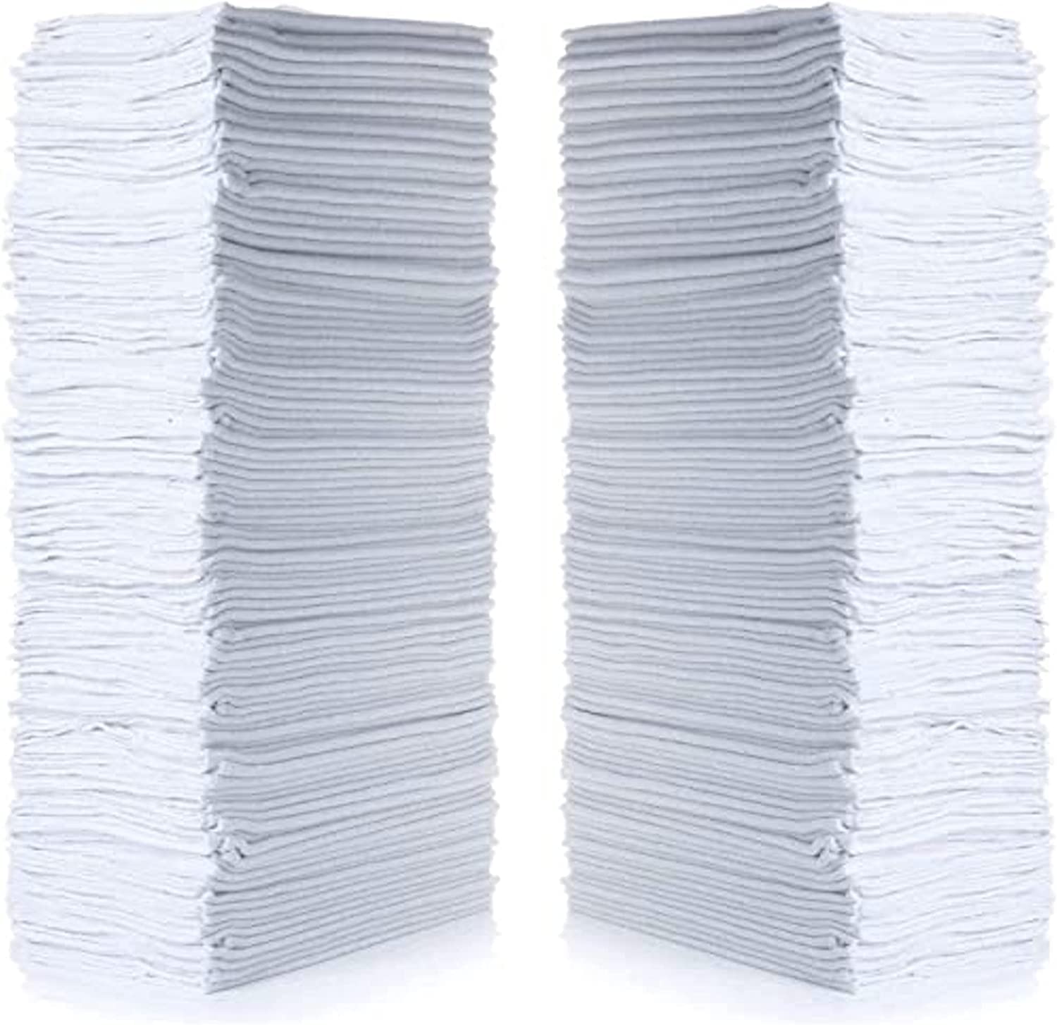Simpli-Magic 79100 Shop Towels, 14"x12", Basic White, 50 Count