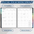 Planner 2026-2027 for Office, School, Home - Spiral Bound Academic Monthly Weekly Calendar July 2026 - June 2027 Organizer with To Do List, Tabs & PP Cover 8" x 10"