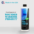 Pool Opening Chemical - 32oz for up to 30,000 gallons - Pool Starter Kit for Above Ground & Inground Pools - AquaDoc Pool Chemicals Made in USA